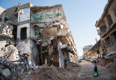 War damage in Gaza