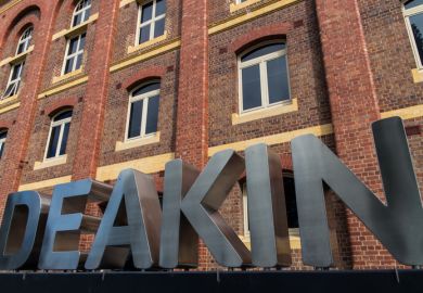 Geelong, Australia – April 19, 2014 Deakin University’s Geelong Waterfront campus is housed in old woolstores built in 1893. More than 3,000 students attend this campus, studying architecture, nursing and health.