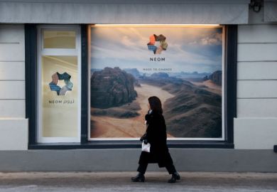The NEOM pop-up store on the closing day of the World Economic Forum (WEF) in Davos, Switzerland, on Friday, Jan. 20, 2023