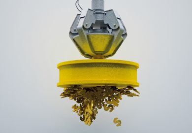 Giant magnet attracting money