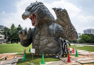godzilla caution
