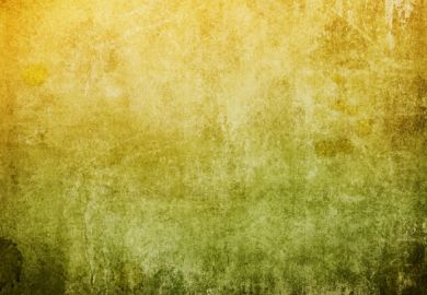 A gold/gree painting, symbolising open access