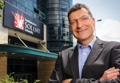 Graham Baldwin, vice-chancellor of Southampton Solent University
