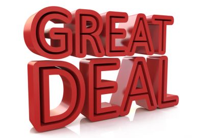 A "great Deal" sign