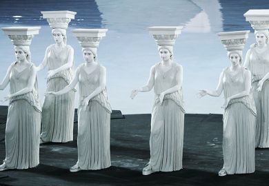 caryatids Greek statues