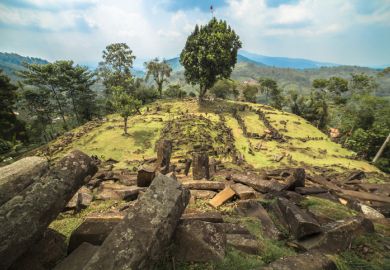 Gunung Padang Megalithic site, Cianjur, West Java, Indonesia Gunung Padang Megalithic site, Cianjur, West Java, Indonesia
