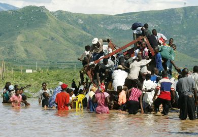 aftermath of Haiti flood