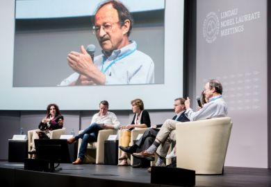 Harold Varmus speaks at the Lindau Nobel Laureate Meeting