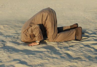 Head in sand