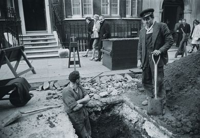 digging a hole