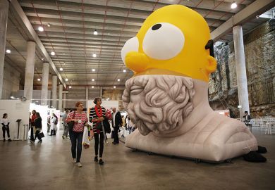 Inflatable art installation ‘Homer Homer’