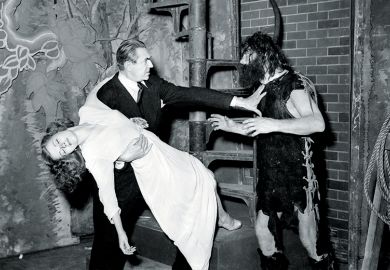 Scene from horror movie