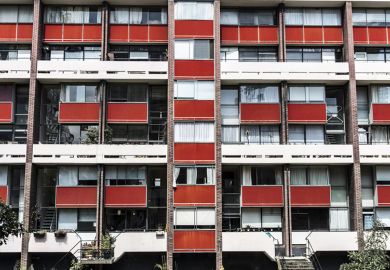 Block of Flats on Golden Lane Estate in London