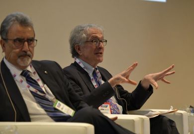 Howard Gardner speaks at the THE World Academic Summit