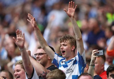 Huddersfield football supporters Huddersfield football supporters