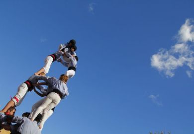 human tower