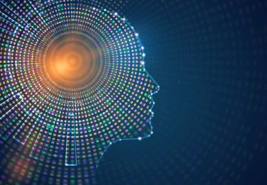 Thoughts rippling through a human mind