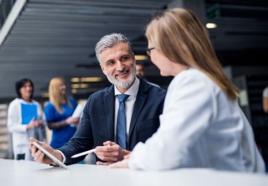A medic talking to an MP A medic talking to an MP