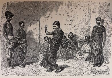 An antique image of India