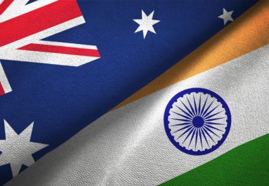 India and Australia flag together