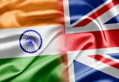 India, UK, flag