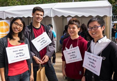 International students at the 2014 Lord Mayor's Student Welcome event in Melbourne