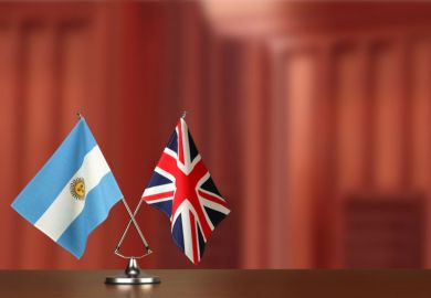 Argentina UK flags