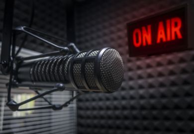 Radio mic on air Radio on air sign