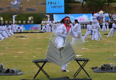 Korean Army Special Forces' Taekwondo Demonstration.