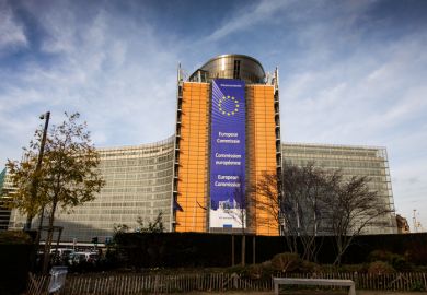 European Commission building in Brussels, Belgium