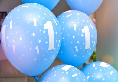 Decorations for one year birthday with balloons Decorations for one year birthday with balloons