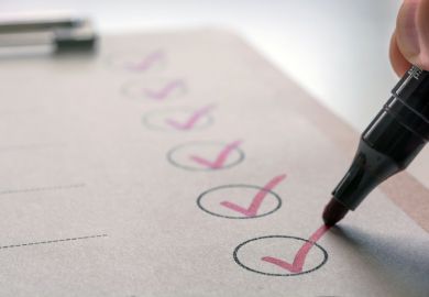 Ticking off items on a to-do list; performance goals, achievements To-do list