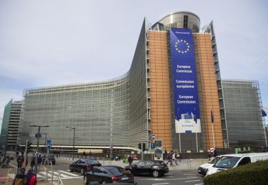 European Commission building in Brussels, Belgium