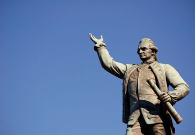 Statue of captain James Cook