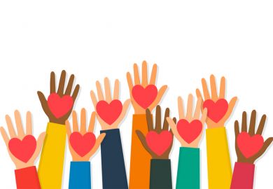 Some professors are missing the adulation that comes with in-person classes Hands going up and showing much love for a professor who is rallying against asynchronous learning because they miss the adulation