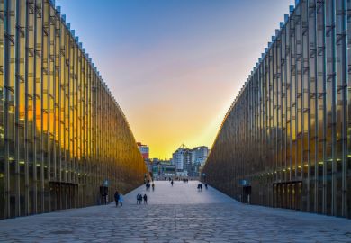 Ewha Womans University founded in 1886 by Mary F. Scranton under Emperor Gojong.