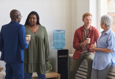 Water cooler conversation