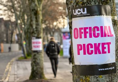 UCU picket