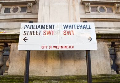Signs in London for Parliament Street and Whitehall Signs in London for Parliament Street and Whitehall