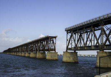 Bridge at Bahia Honda State Park in the Florida Keys