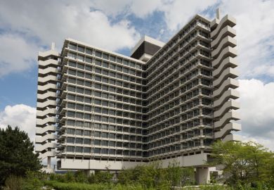 The Kreuzbauten in Bonn, Germany, are an ensemble of buildings that serve as the seat of the Federal Ministry of Education and Research