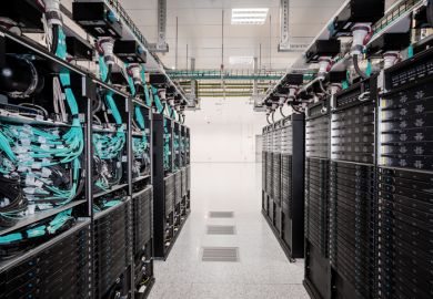 The servers of the data centre of the ECMWF (European Centre for Medium Range Weather Forecasts)