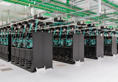 The servers of the data center of the ECMWF.