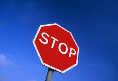 A stop sign A stop sign