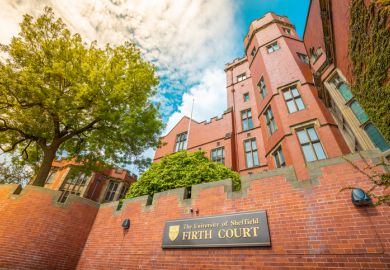 Firth Court, University of Sheffield in South Yorkshire, England