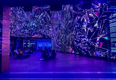 "Heaven's Gate" public digital art installation in the plazas around Tottenham Station in London.