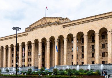 The parliament of Georgia in Tbilisi