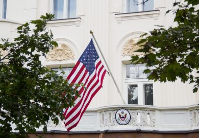 Flag of the United States of America, U.S. Embassy in Slovakia Flag of the United States of America, U.S. Embassy in Slovakia