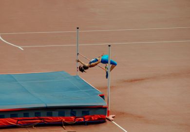 High Jump Female Athlete