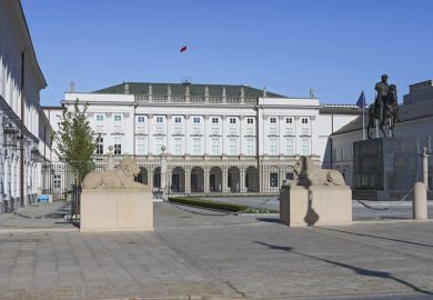 Presidential palace in Warsaw, Poland